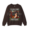 Yo Solo Vine a Pistear Mexico Ugly Christmas Sweater | Funny Fiesta Drinking Holiday Pullover | Spanglish Party Jumper