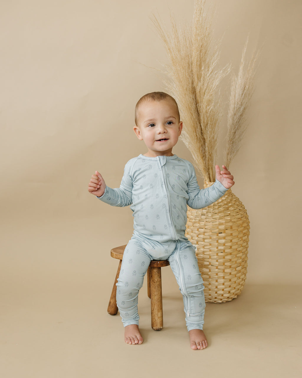 Fly Me to the Moon Bamboo Zippy Pajamas