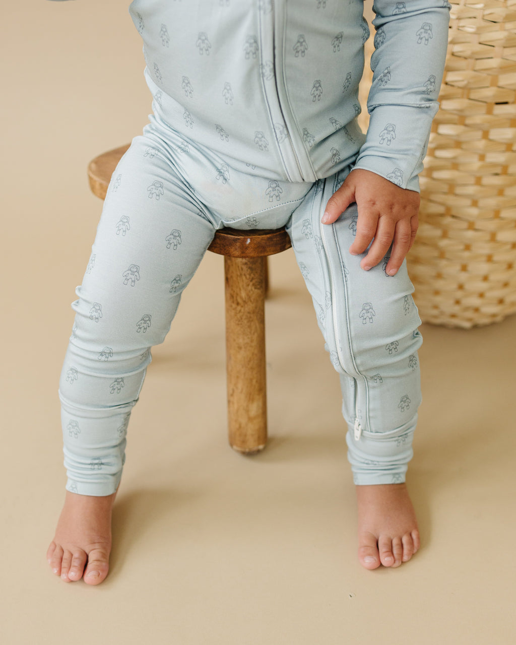 Fly Me to the Moon Bamboo Zippy Pajamas