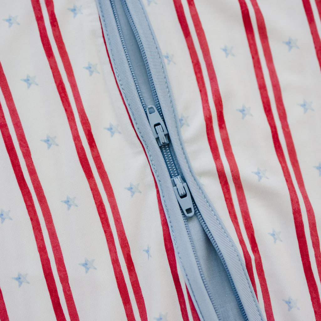 Stars & Stripes Bamboo Shorty Pajamas