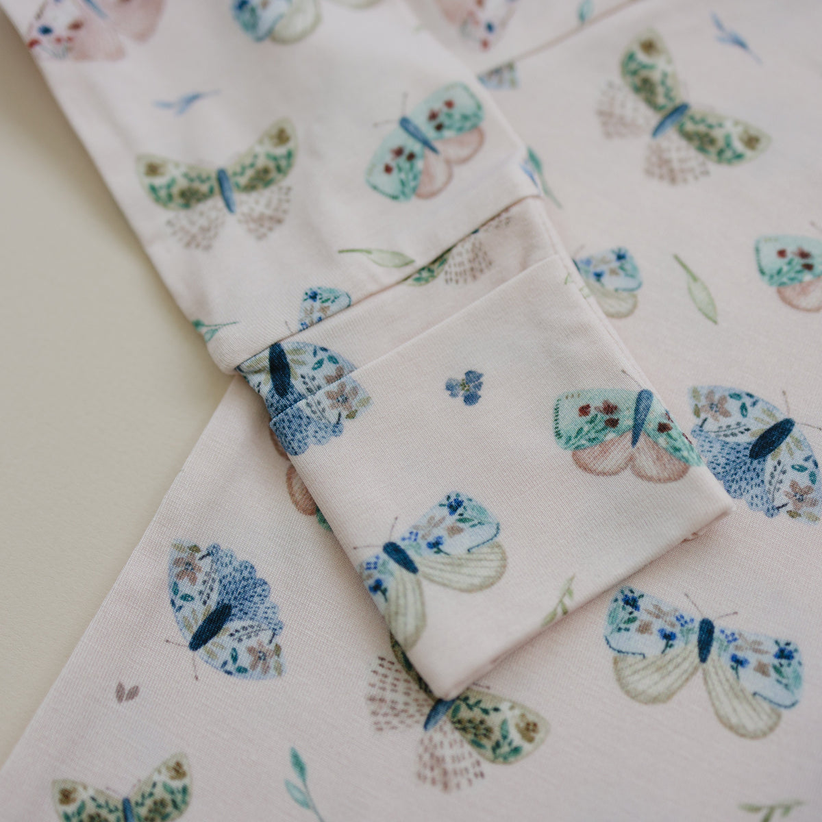 Luna Moths Bamboo Zippy Pajamas