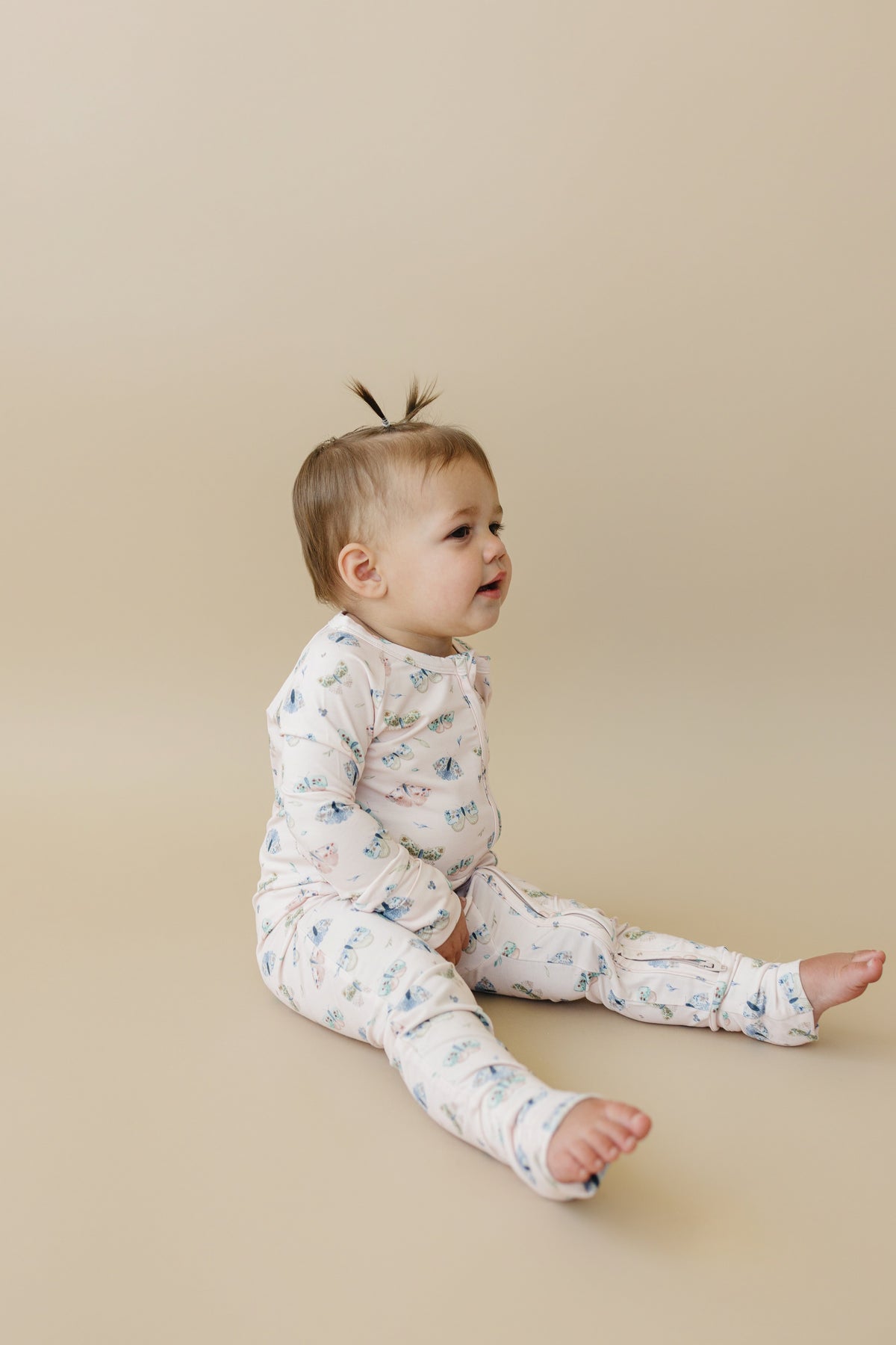 Luna Moths Bamboo Zippy Pajamas
