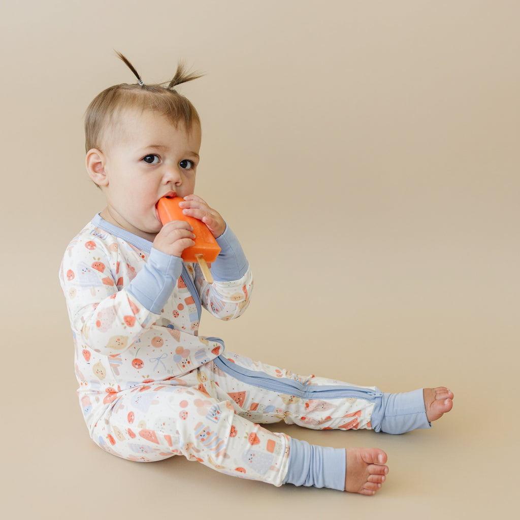 Sweet Summertime Bamboo Zippy Pajamas
