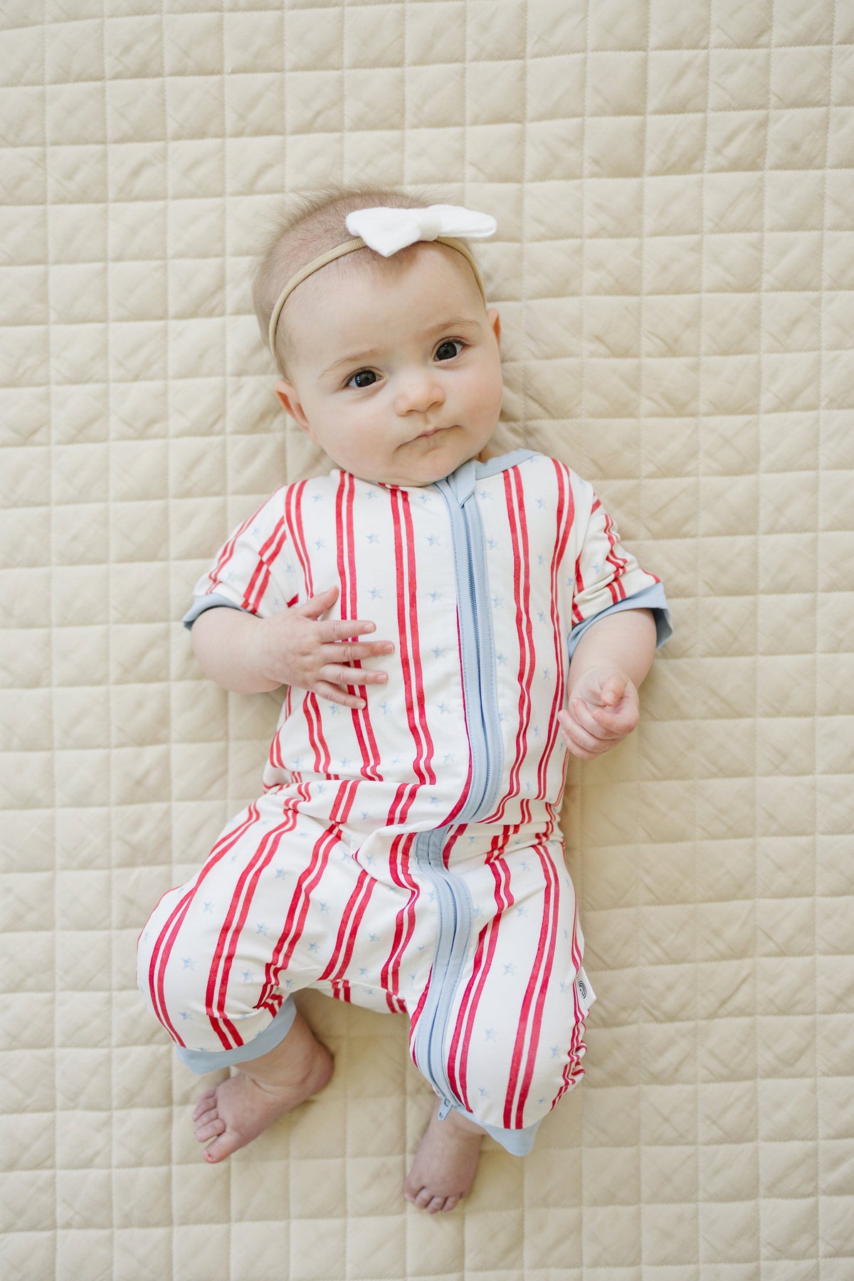 Stars & Stripes Bamboo Shorty Pajamas