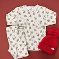 Valentines Teddy Bear 2pc Bamboo Pajamas