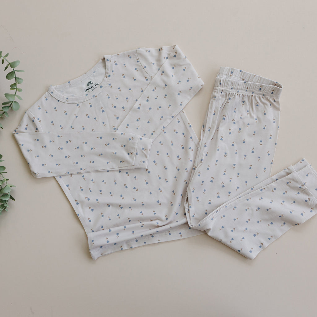 Tiny Tulips 2pc Bamboo Pajamas