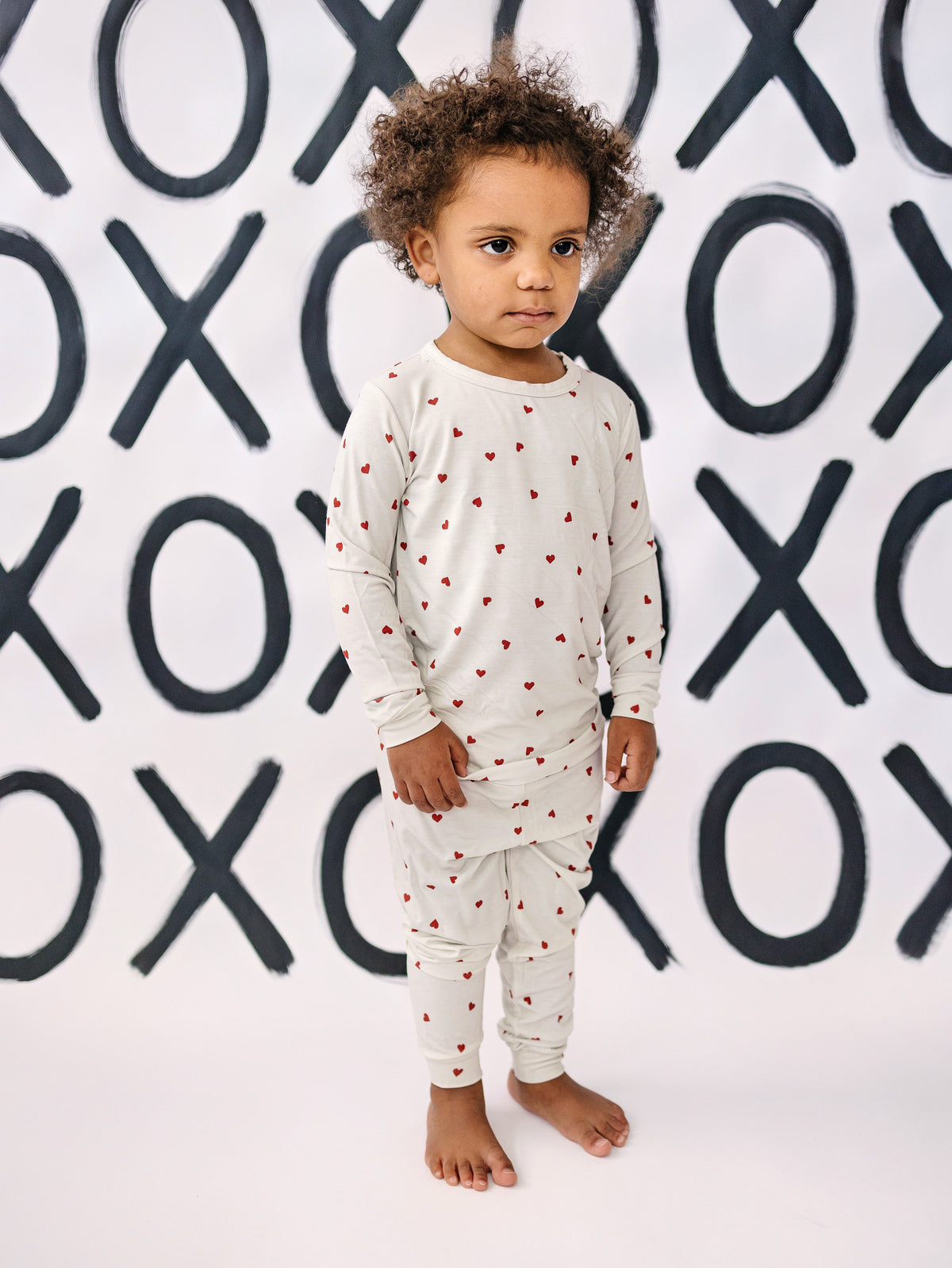 Tiny Hearts 2pc Bamboo Pajamas