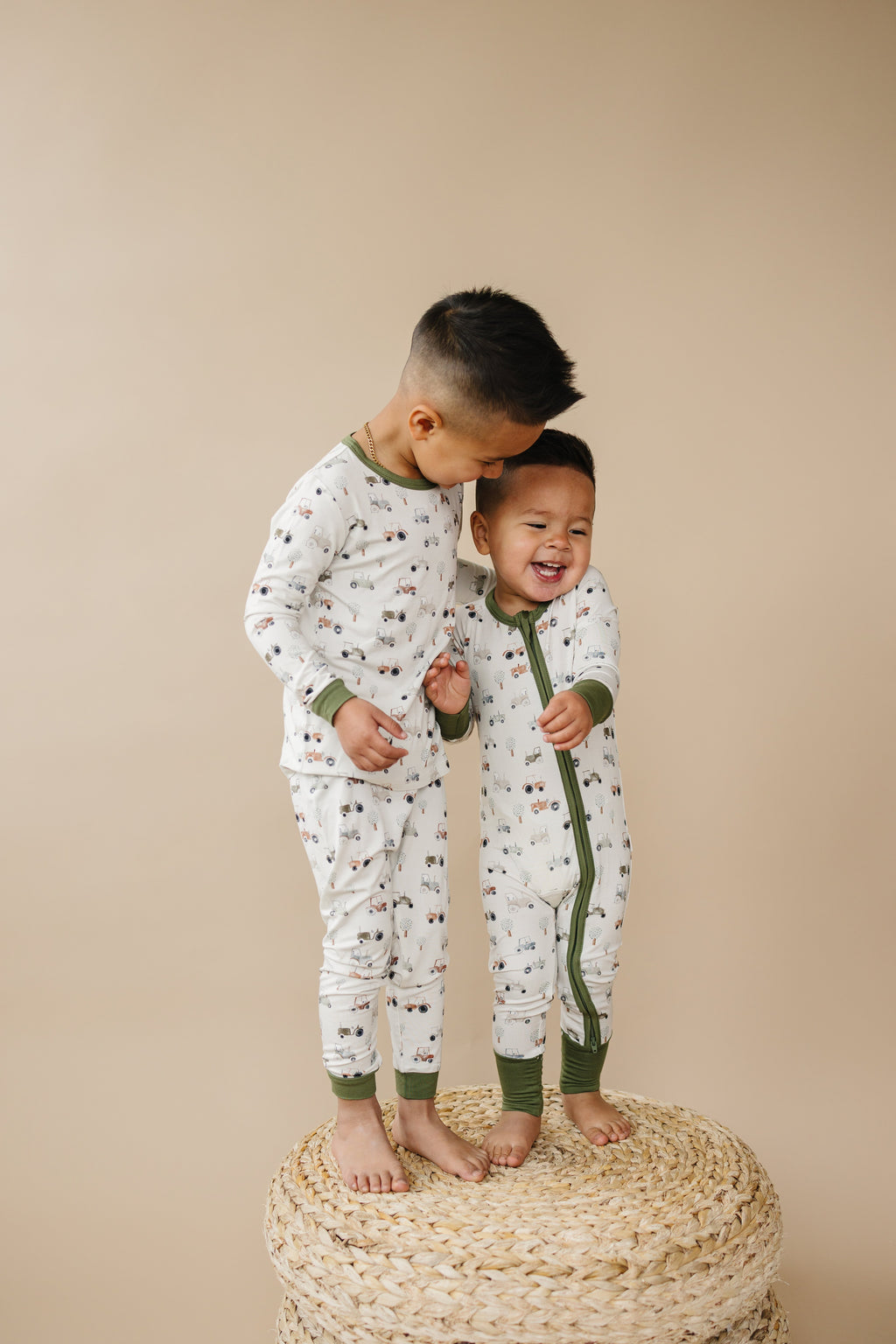 Tiny Tractors 2pc Bamboo Pajamas