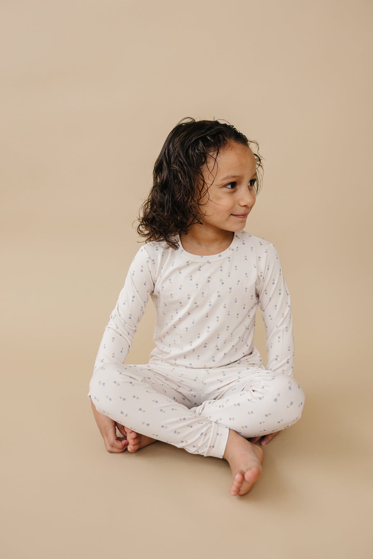 Tiny Tulips 2pc Bamboo Pajamas