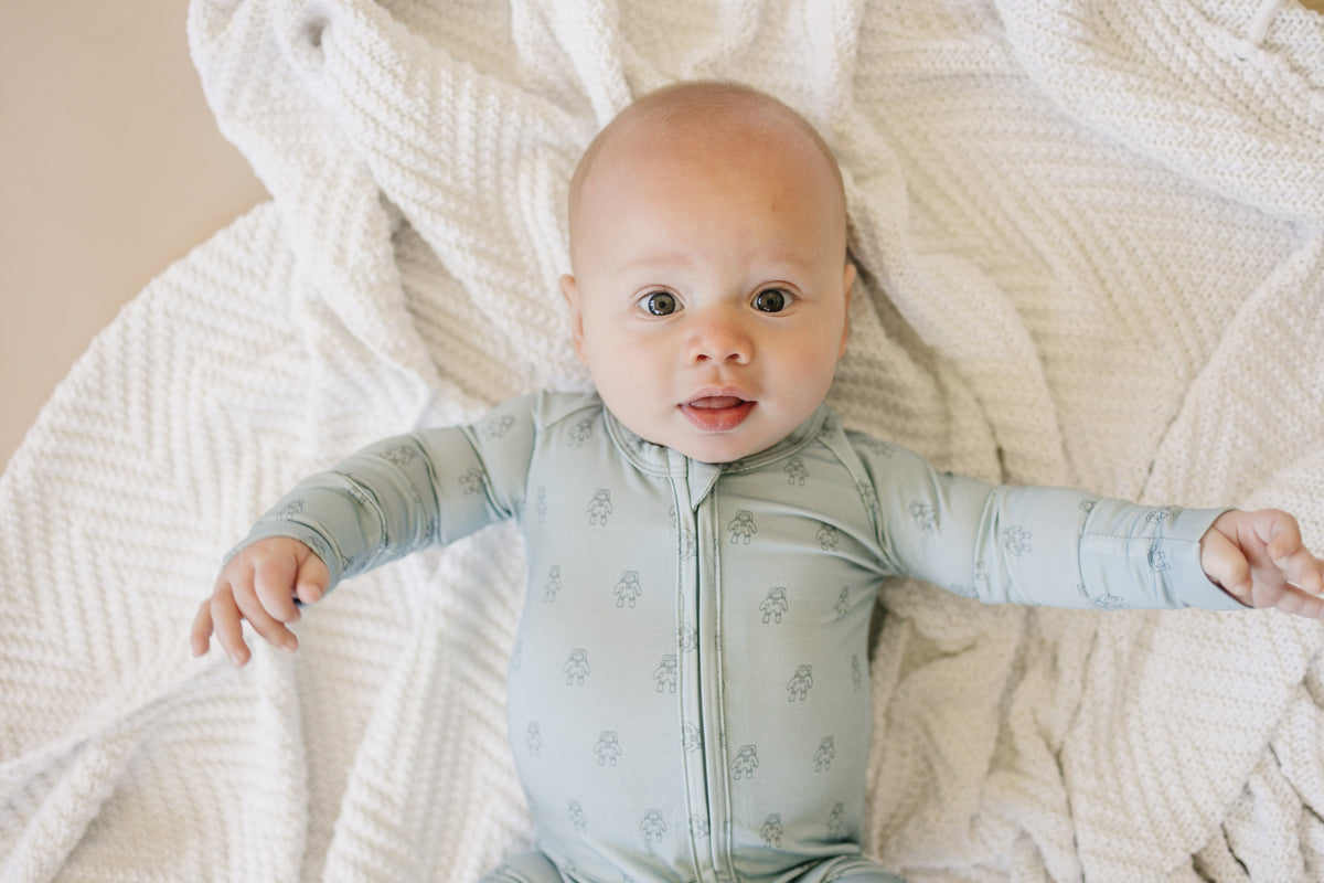 Fly Me to the Moon Bamboo Zippy Pajamas