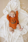 Jack O Lantern Sweatshirt Romper