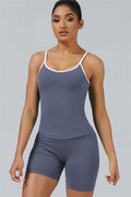 The Elevate New Crop Top Shorts 2-Piece Set