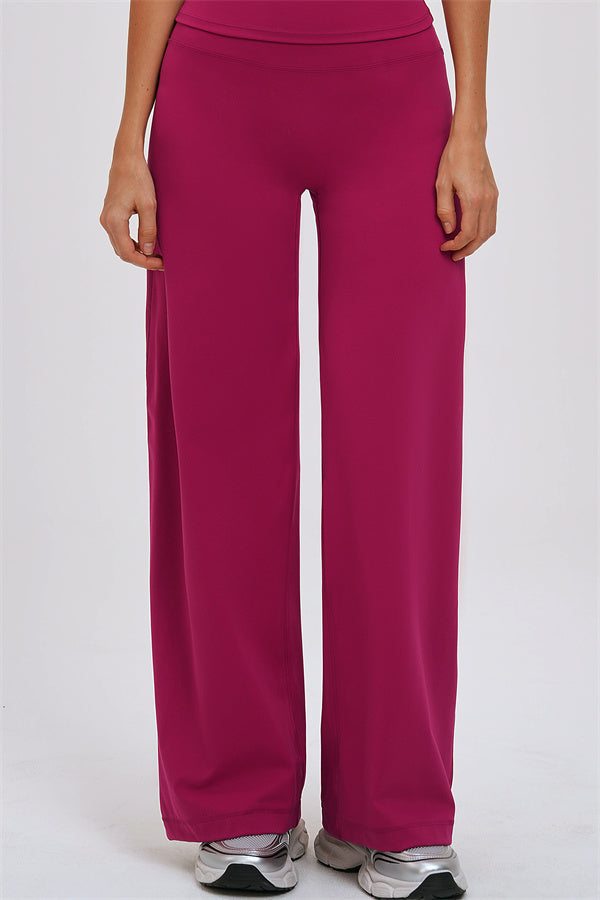 The Stride Crop Top Straight Leg Pants 2-Piece Set
