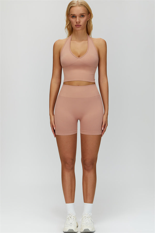 The Delight Halter Top Shorts 2-Piece Set
