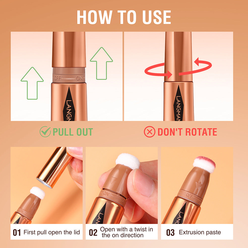 Air Cushion Repair Blush Highlight Combination Multi-color Makeup