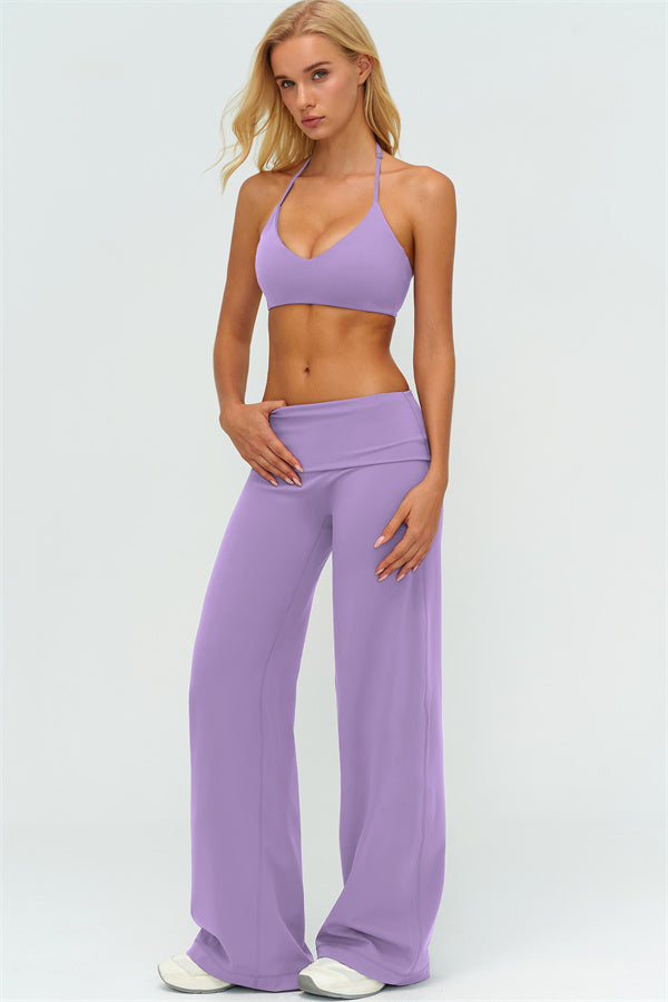 The Twirl Sports Bra Straight Leg Pants 2-Piece Set