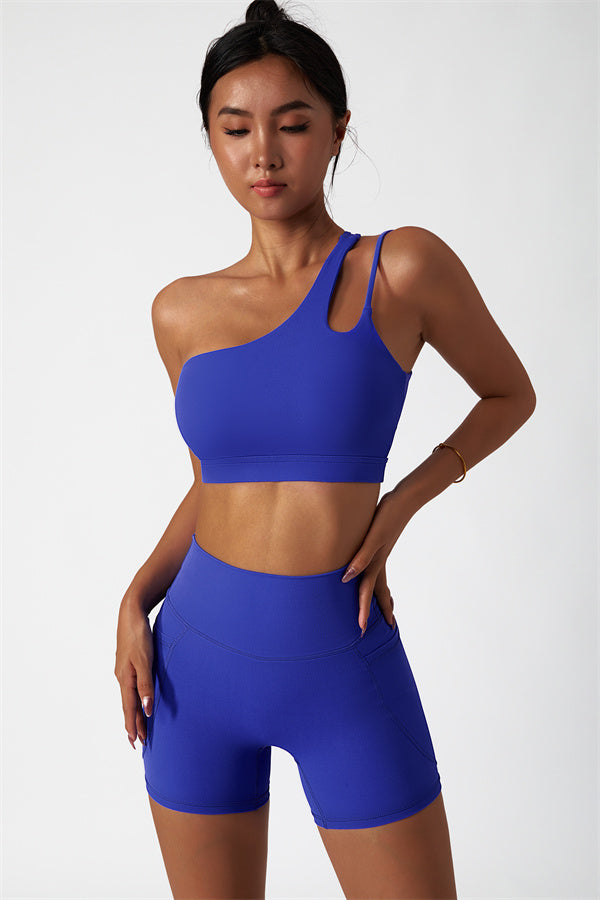 The Blissful Rose Sports Bra Shorts 2-Piece Set