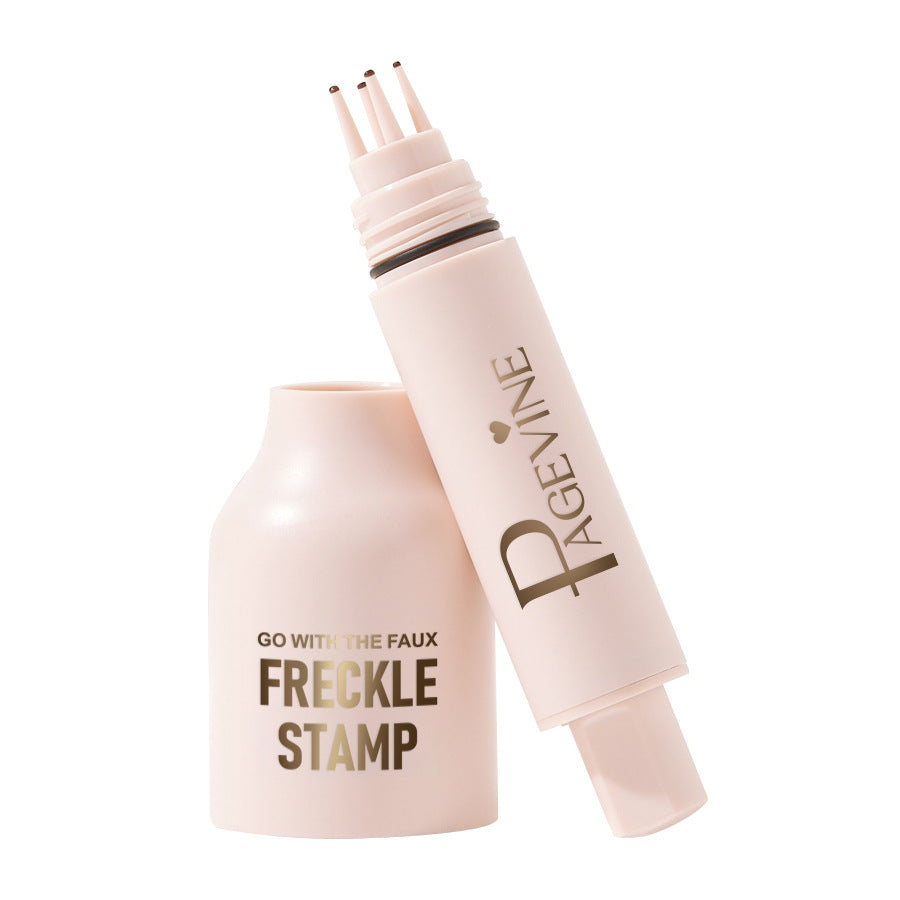 Five Point Freckle Stamp Pen Liquid Air Cushion Natural-Look Lifelike Freckle Quick-Dry Dot Spot Mole Effortless Lasting Makeup