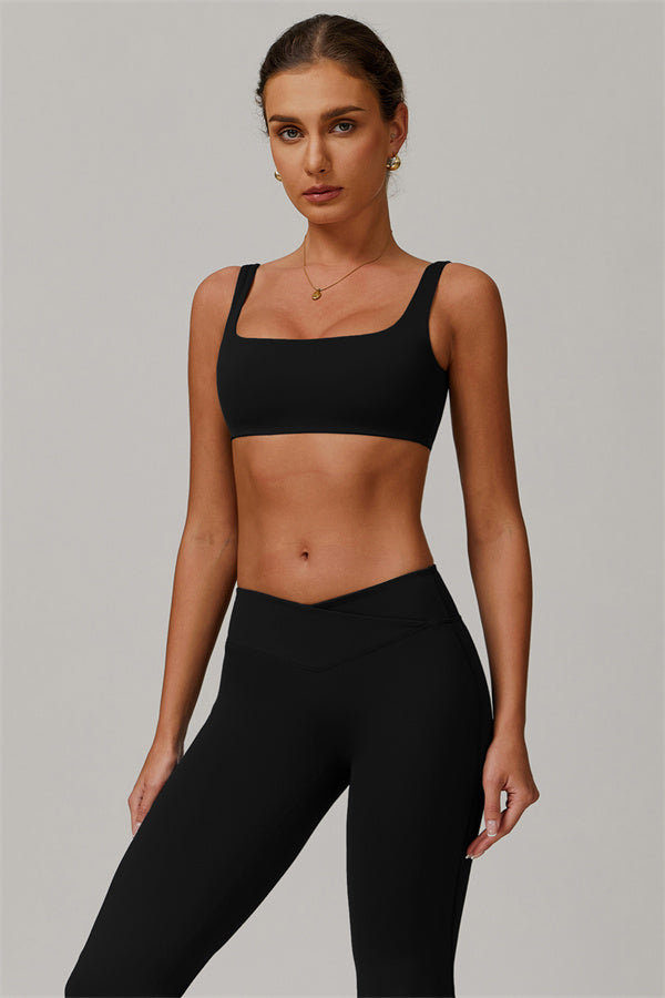 The Halo Sports Bra Flared Leggings 2-Piece Set