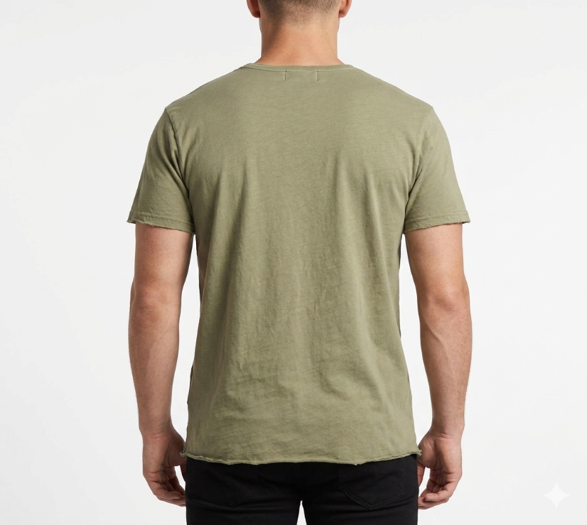 Oura (Aura) Organic Crew Tee (Forest Green)