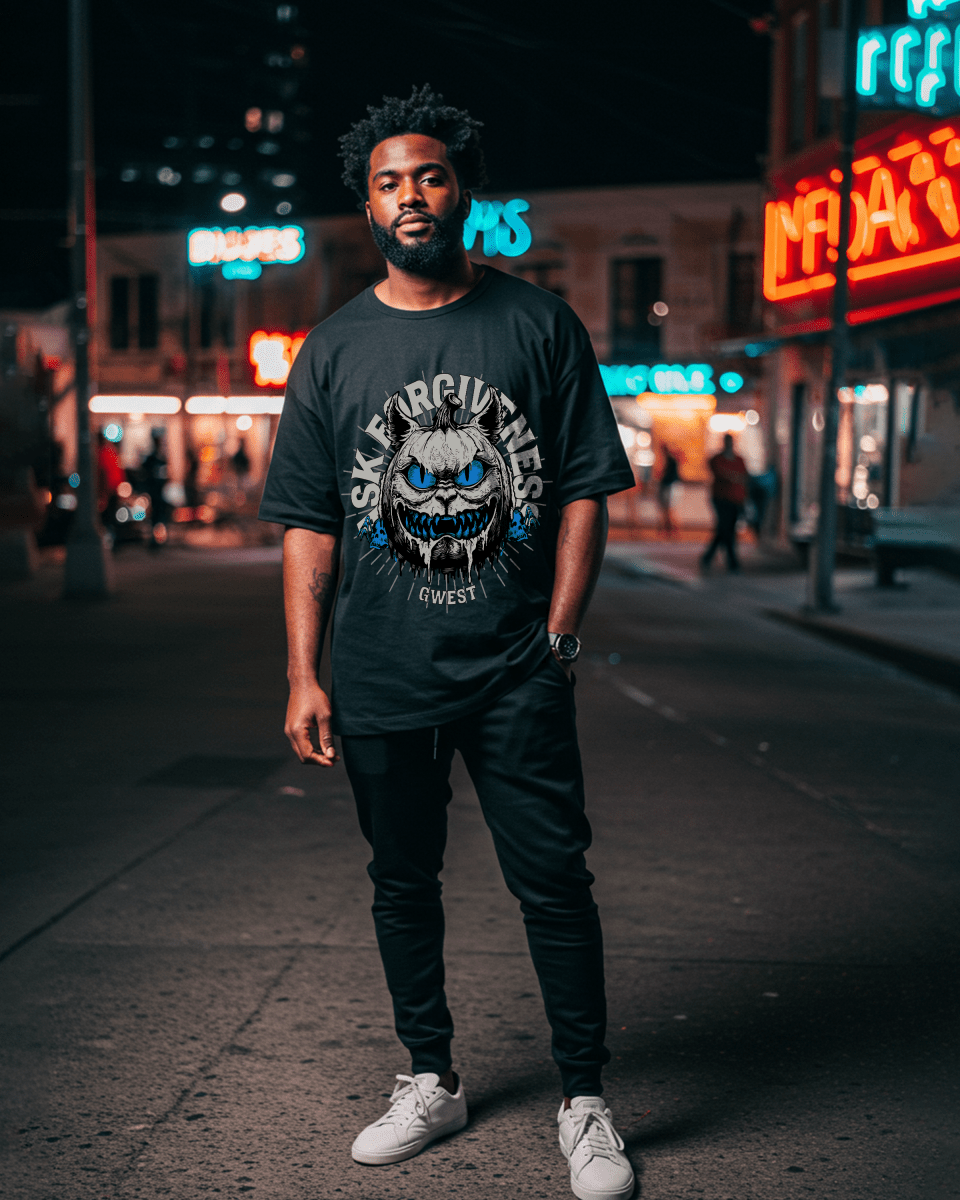 G West Ask Forgiveness Oversized Men's T-Shirt