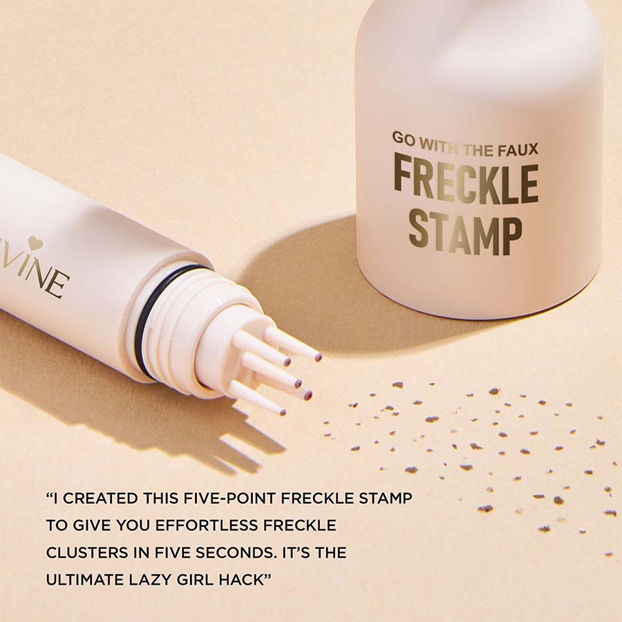 Five Point Freckle Stamp Pen Liquid Air Cushion Natural-Look Lifelike Freckle Quick-Dry Dot Spot Mole Effortless Lasting Makeup