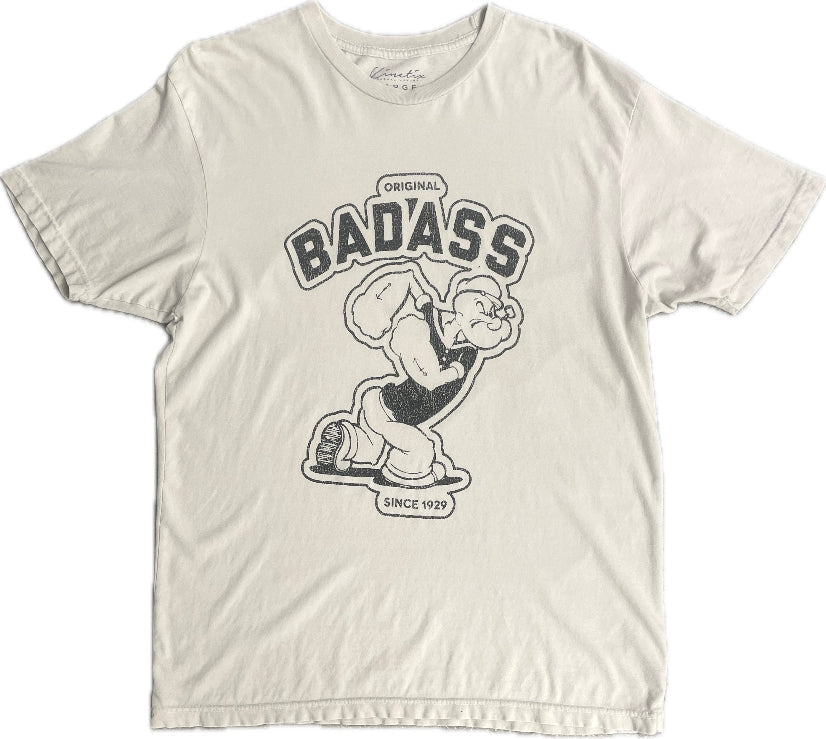 BADASS Organic Tee (Sand or Mineral Grey)