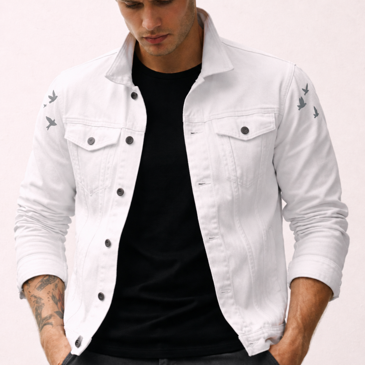 Beach Birds Jacket (Snow White)