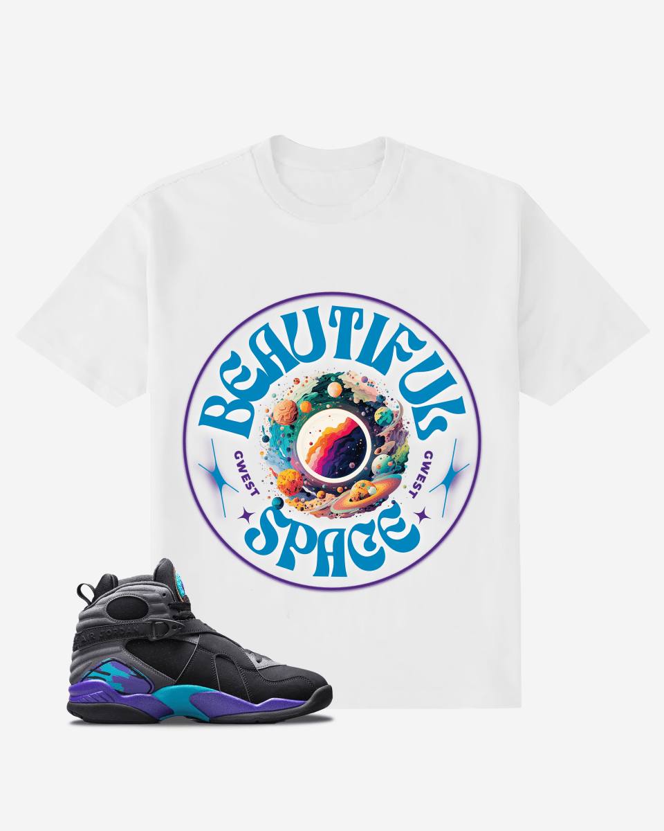 G West Beautiful Space Oversized T-Shirt Mens