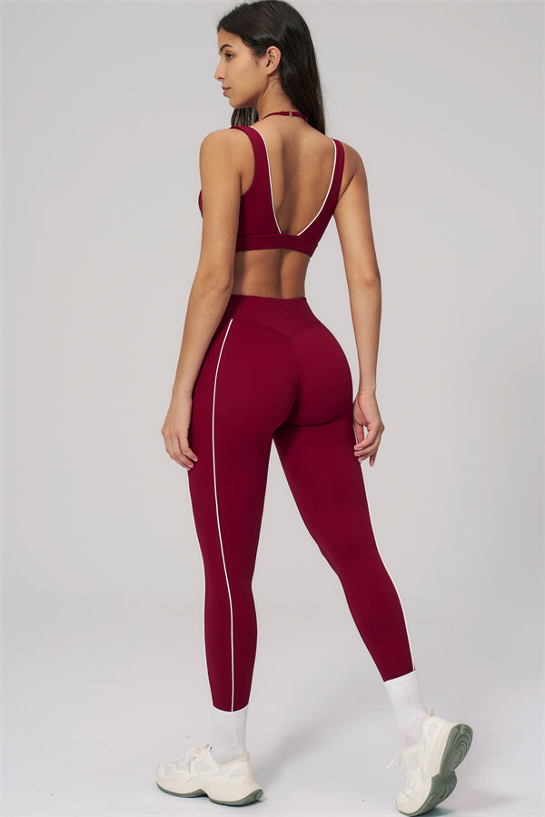 The Clarity Contour Line Sports Bra Leggings 2-Piece Set