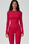 The Oasis Long Sleeve T-shirt Flared Leggings 2-Piece Set