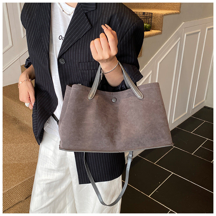 Womens Retro Stylish Simple Casual Crossbody Bag