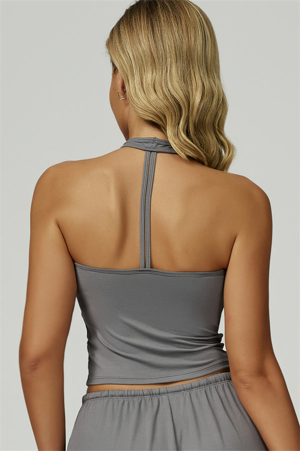 The Sprint Halter Tank Top Sweatpants 2-Piece Set