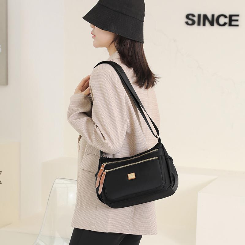 Lightweight Waterproof Oxford Cloth ShoulderCrossbody Bag