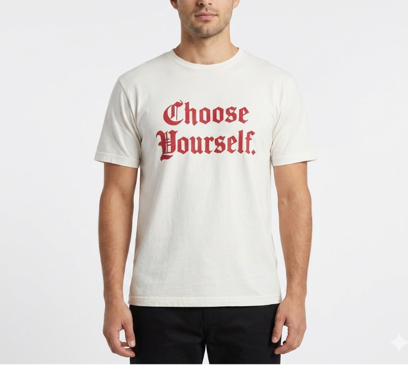 Choose Yourself Organic Tee (Snow White)
