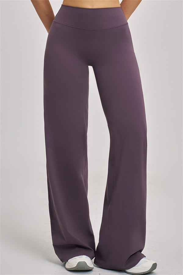 The Swoon Long Sleeve Crop top Flared Leggings 2-Piece Set