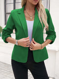 Women's Business Suit Jacket 34 Sleeve Business Casual Jacket