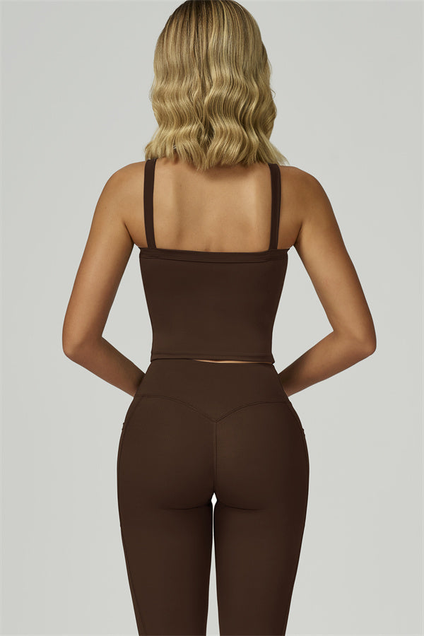 The Flourish Crop Tank Leggings 2-Piece Set