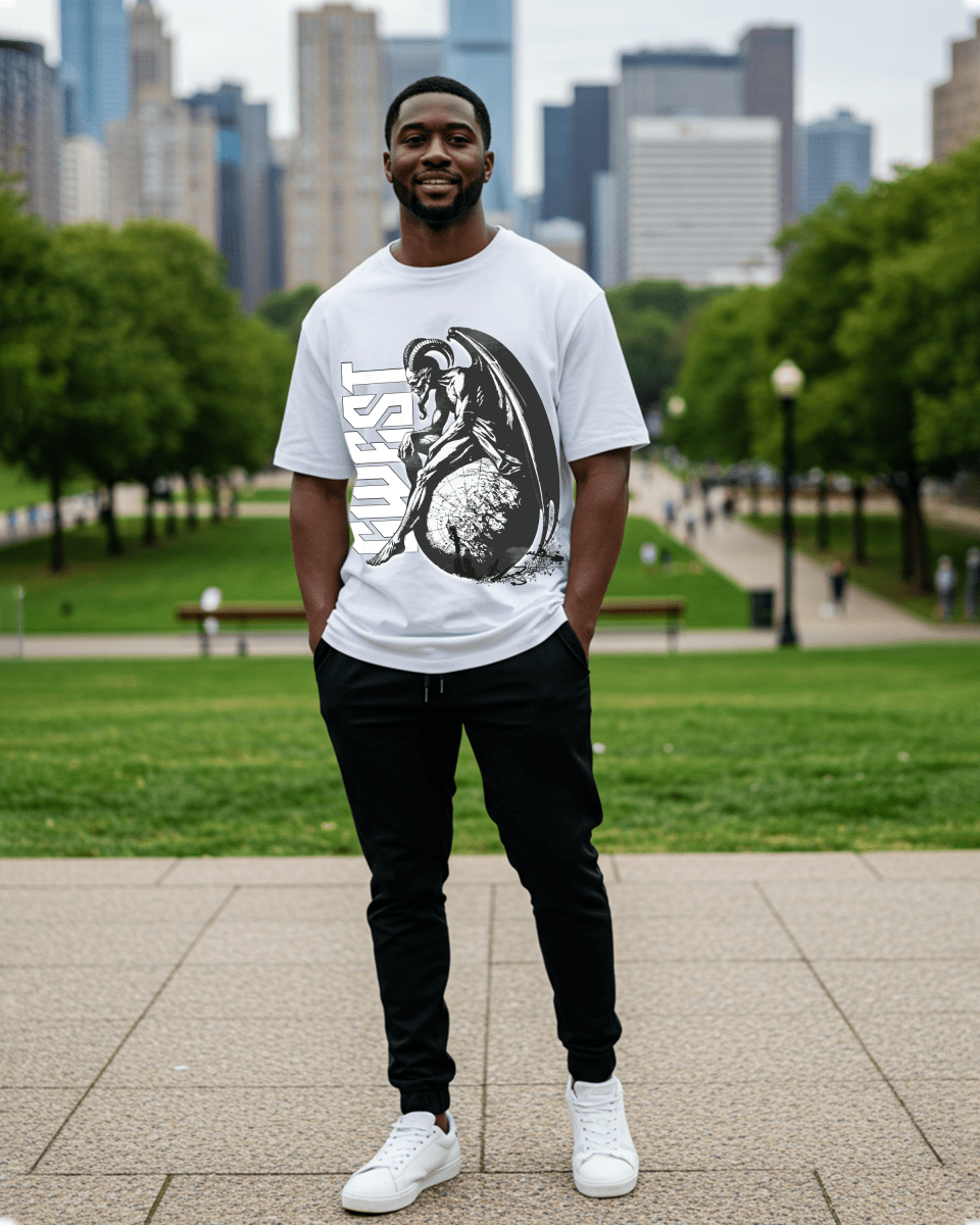 G West Death Oversized T-Shirt Mens