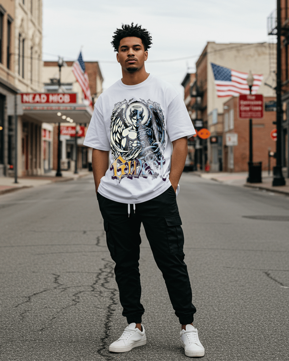 G West Duality Men's Oversized T-Shirt