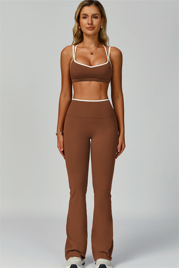 The Quest Sports Bra Flared Leggings 2-Piece Set