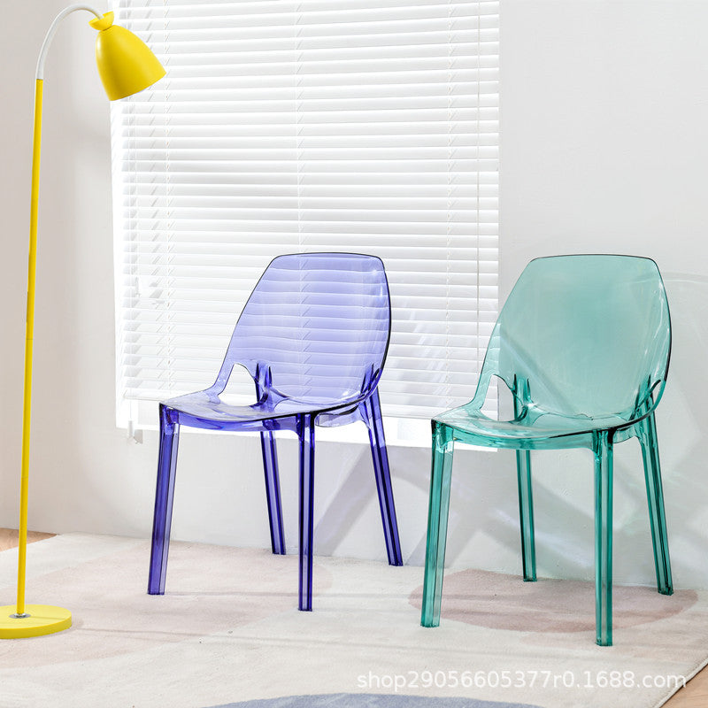 Fashionable Nordic Acrylic Crystal Makeup Chair