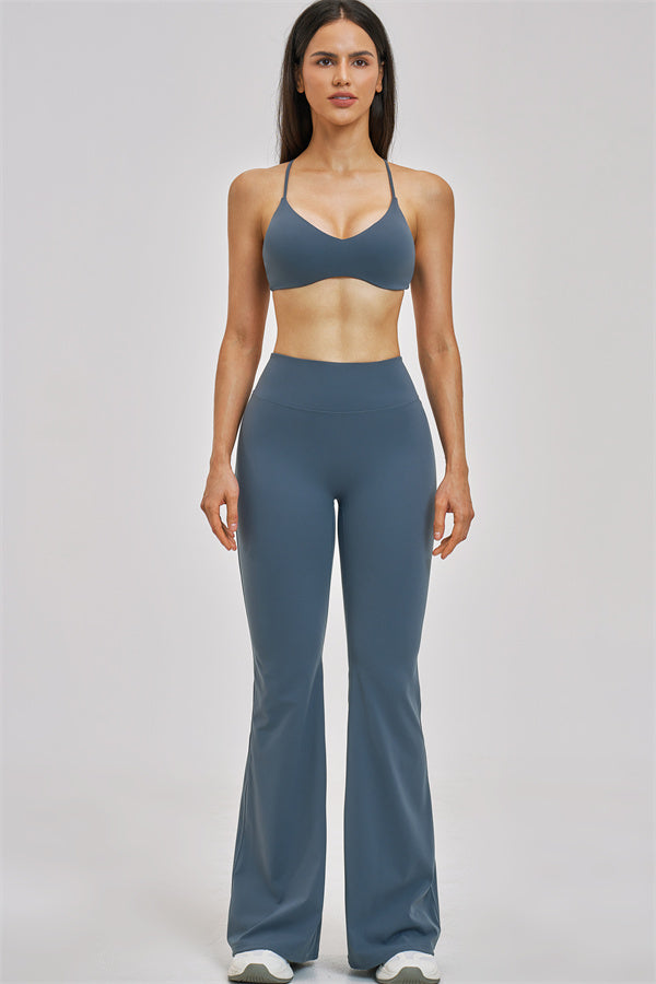 The Zenith Sports Bra Flared Leggings 2-Piece Set