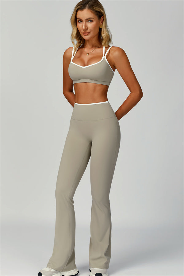 The Quest Sports Bra Flared Leggings 2-Piece Set