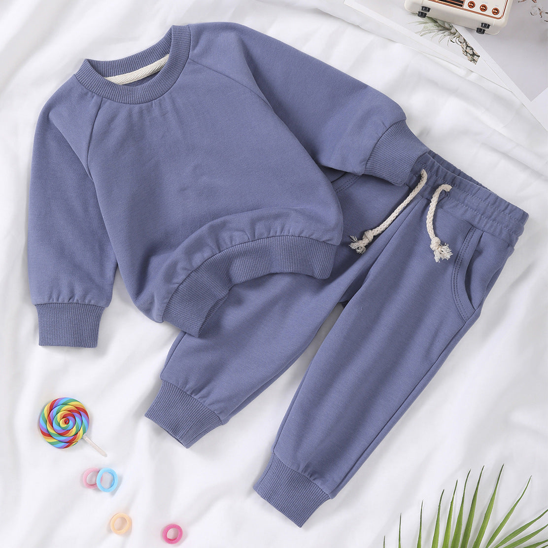 Children's Homewear Sweatshirt And Pants Set