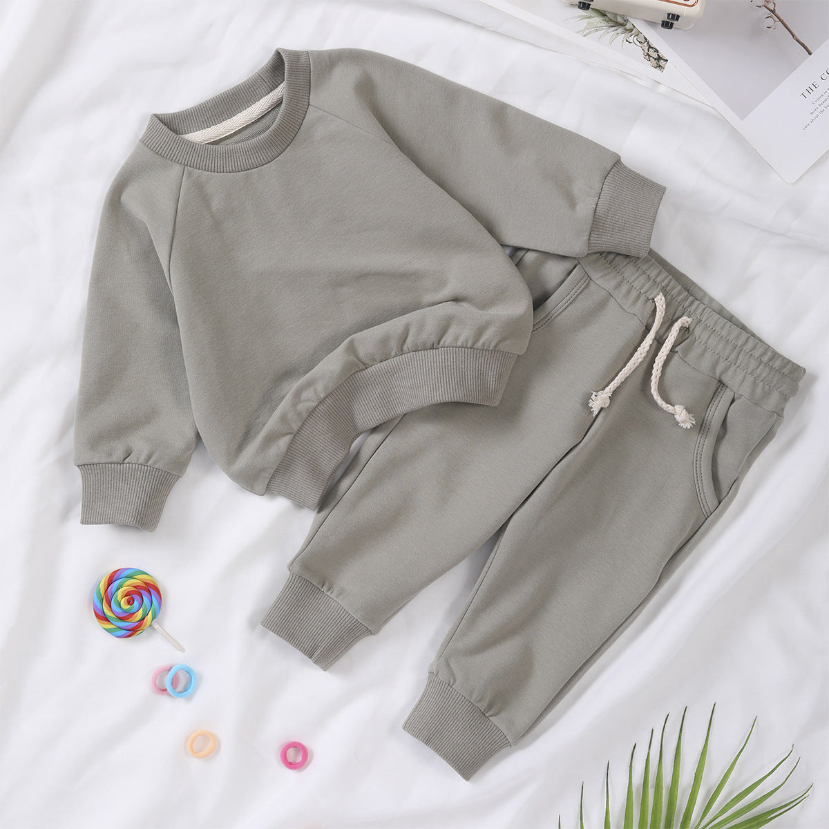 Children's Homewear Sweatshirt And Pants Set