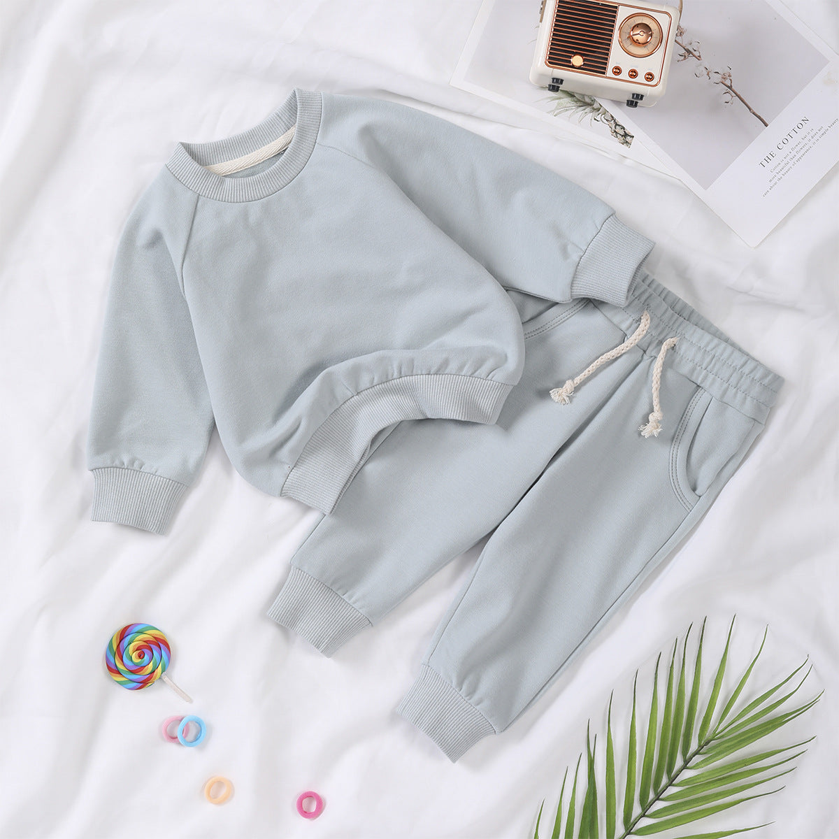 Children's Homewear Sweatshirt And Pants Set