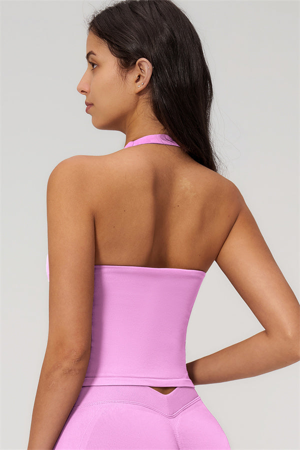 The Empower Halter Crop Top