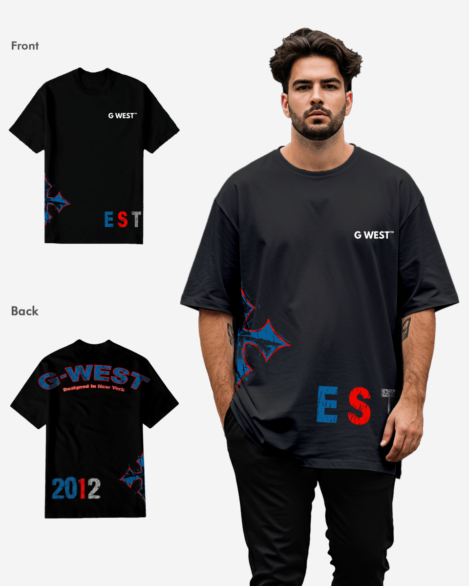 G West 3.0 Arch Logo T-Shirt Big and Tall Mens