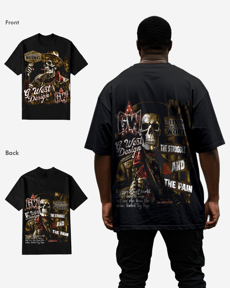 G West Being Enlightened T-Shirt Big and Tall Mens
